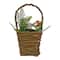 15" Easter Floral Wall Basket